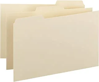 Smead card guide, plain 1/3-cut tab (blank), 6