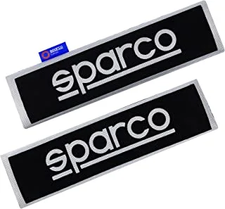 Sparco OPC12120001 Set Shoulder Pads-Black/Grey