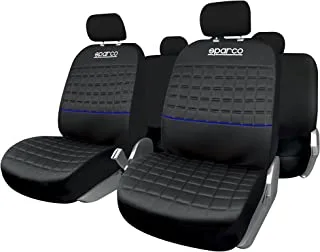 Sparco SPC1042AZ Set of Car Seat Covers Lazio Blue