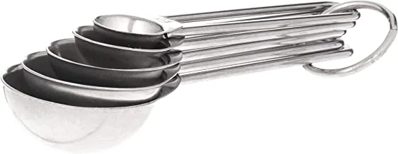Al Rimaya Stainless Steel Measuring Spoon 5-Pieces Set