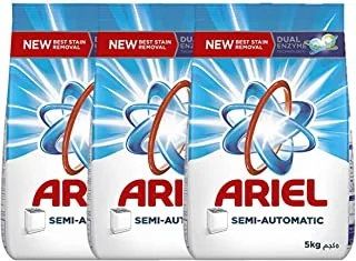 Ariel Laundry Powder Detergent Original Scent (Semi Automatic) Savings bundle - 15 Kg - (Packaging may vary)