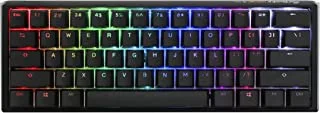 Ducky One 3 Classic Black/White Mini 60 percent - Cherry Brown