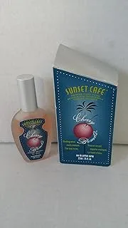 Vintage Sunset Cafe Eau de Parfum Spray 1980'S Rare Cherry Bomb .75 Oz Full Orchard Vine And Forest Fragrance