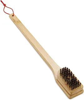 WEBER - Bamboo Grill Brush 46 cm, Heat resistant, Brush to clean your barbecues cooking grates