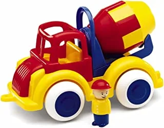 Viking Toys Jumbo Cement Toy Truck with 2 Figures for Kids ، متعدد الألوان
