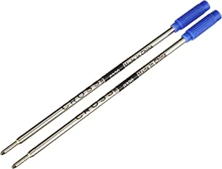 Cross 8511-2 Refills for Ballpoint Pens, Medium, Blue Ink, 2/Pack (85112)