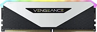 CORSAIR VENGEANCE RGB RT 32 جيجابايت (2 × 16 جيجابايت) DDR4 3200 (PC4-25600) C16 1.35 فولت ذاكرة سطح المكتب