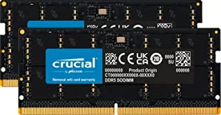 مجموعة ذاكرة الوصول العشوائي الحاسمة سعة 32 جيجابايت (2 × 16 جيجابايت) DDR5 4800 ميجاهرتز CL40 ذاكرة الكمبيوتر المحمول CT2K16G48C40S5