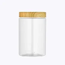 RoyalFord Round Air Tight PET Jar, 800 ml Capacity