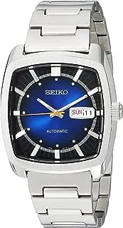 Seiko Men's SNKP23 RECRAFT Series Analog Display Automatic Self Wind Silver Watch, Silver, Self-winding