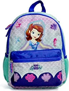 Disney Sofia Make A Splash Pre School Backpack, 12-Inch Size - Multicolor
