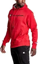 هودي رجالي من Champion Graphic Powerblend Fleece Hood بغطاء رأس من الصوف Graphic Powerblend