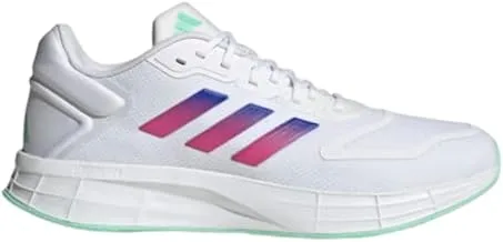 adidas Duramo 10 Mens Sneaker Shoes, Ftwwht/Lucblu/Shopnk, 43 1/3 EU