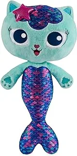 Gabby’s Dollhouse, 14-inch Interactive Talking Mercat Plush Kids Toys with Lights, Music and Phrases Stuffed Animals for Girls and Boys Ages 3 and Up