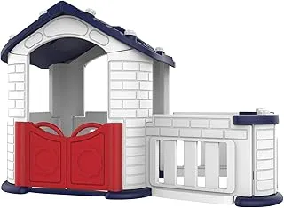 PLAYHOUSE WITH ROOM WHITE + BLUE + RED-28-602CHD