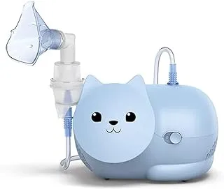 OMRON Nami Cat - Child Friendly Compressor nebuliser - Light Blue