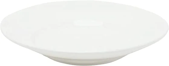 Porcelain Deep Plate, 12 Pieces, 23 cm, White