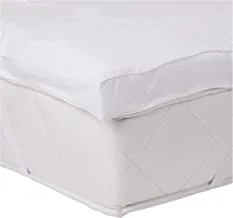 Cotton Home Rest Mattress Topper, 180 X 200 X 5 cm Size, White