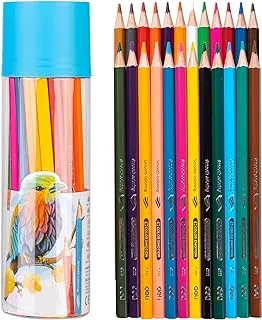 deli 24 Shades Triangular Shaped Sketch Drawing Color Pencils for Students, Artists Color Pencils