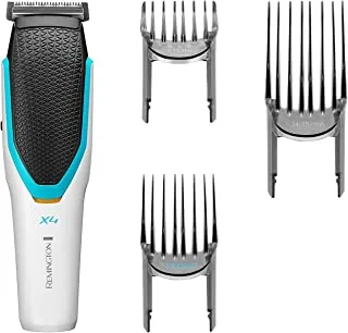 Remington X4 Power-X Hair Clippers - Cordless with Japanese Steel Blades and Precision Control Dial; Cuts from 0.5mm to 35mm HC4000