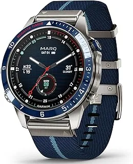 Garmin MARQ Captain (Gen 2) Modern Tool Smartwatch ، رمادي / أزرق داكن