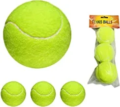 Arabest Tennis Balls - 3 Pack Advanced Training Tennis Balls Practice Balls, Reusable and Sturdy Pressureless Tennis Balls, Ideal for Practice, Training, Teaching and All Court Types