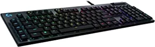 لوحة مفاتيح الألعاب الميكانيكية Logitech G815 Lightsync RGB - GL Tactile - Carbon - Us Int'L - Usb