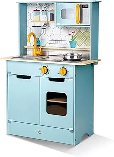 Hape, Kitchen with Light and Sound/Turquoise, 3Y+, Multicolor