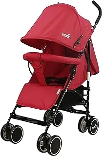 MOON Neo Plus Light Weight Travel Stroller/Pushchair for Baby/Kids/Toddler from 0 Months+(Upto 18 kg) |Umbrella Fold | Multi Position Reclining Seat | Storage Basket | Shoulder Strap -Fire Red