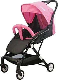 MOON Travel-Lite Stroller/Compact fold/Travel Cabin (suitable for Air travel) Stroller/Pram/Push Chair suitable for newborn/infant/babies/kids (From birth to 3 Years)(0-18kg)- Pink