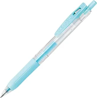 ZEBRA Pack Of 10 Sarasa Clip Retractable Gel Ink Pen Blue