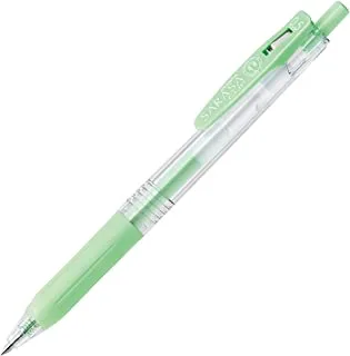 ZEBRA Pack Of 10 Sarasa Clip Retractable Gel Ink Pen Green