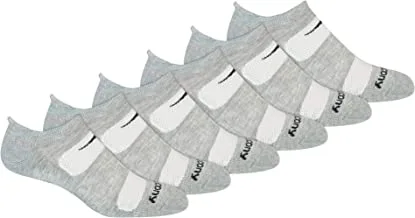 Saucony mens Men's Multi-pack Mesh Ventilating Comfort Fit Performance Tab Socks Running Socks