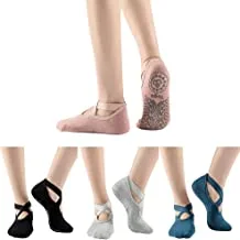 Generic Girls Yoga Socks, Multi, 36-40 EU