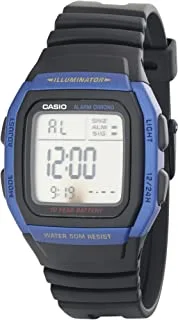 Casio Men's Dial Silicone Band Watch - W-96H-2AVDF