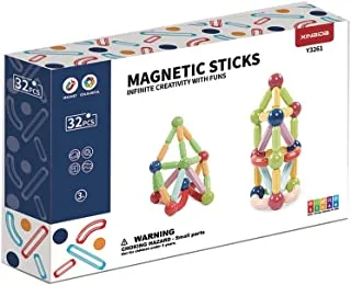Kids 32pcs Magnetic Ball & Rod Sticks Building Blocks 22-2313688