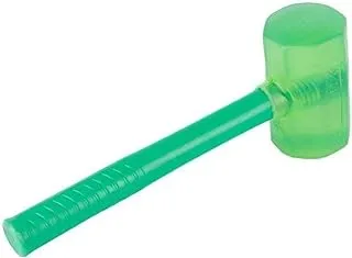 ECVV Perfect Tools Rubber Hammer, Rubberized Hammer, Green