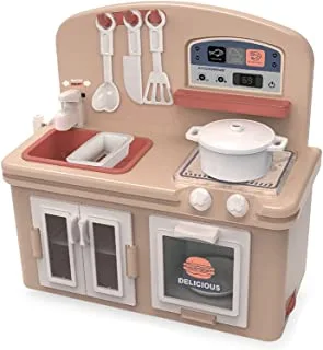 Kitchen Cabinet W/Light&Sound Play Set (Battery Not Included) 18-2303087