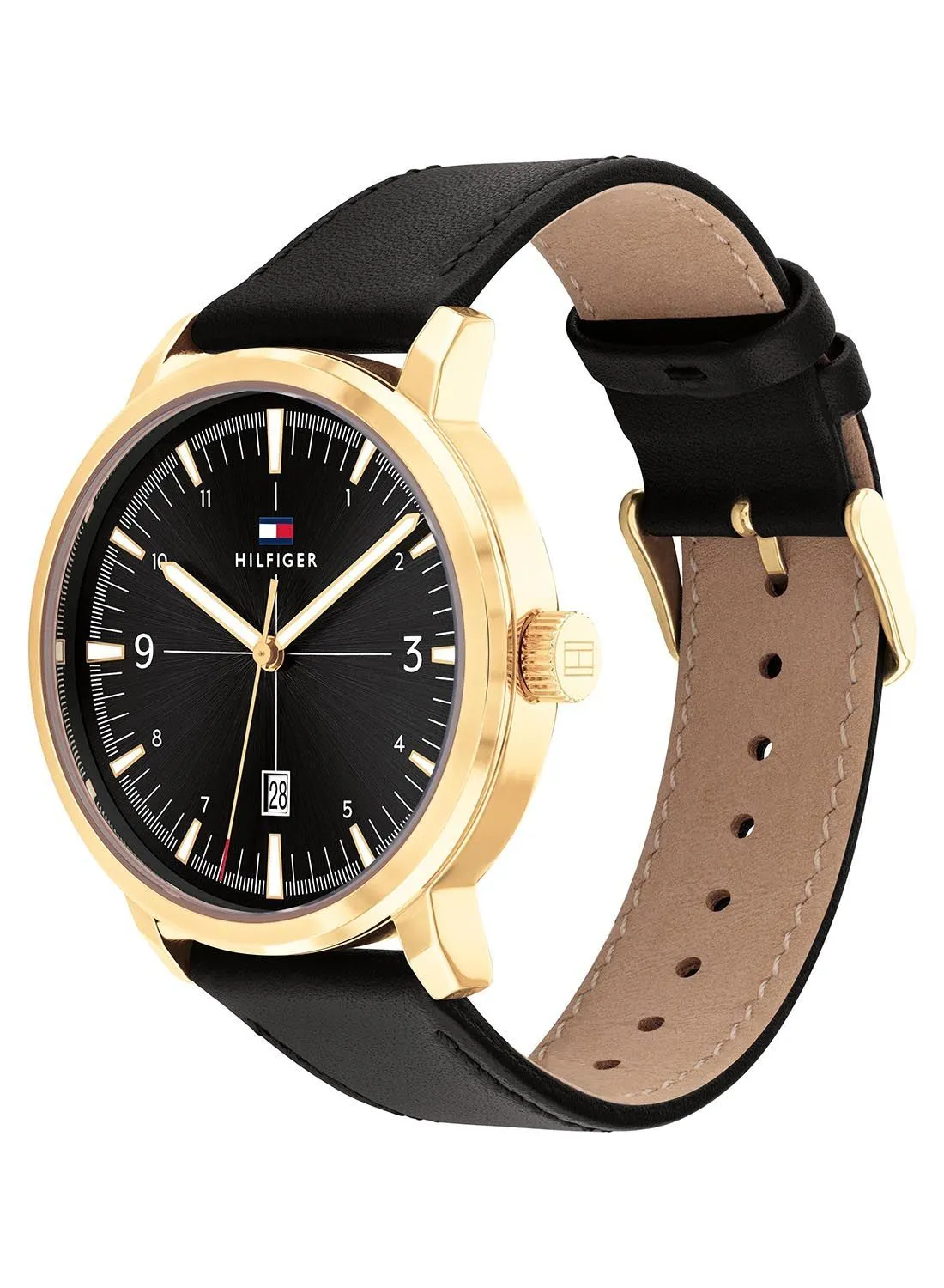 TOMMY HILFIGER Leather Analog Wrist Watch 1710509