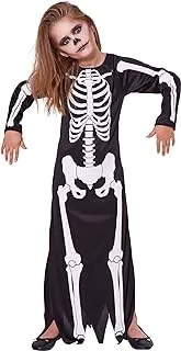 Mad Costumes Skeleton Dress Halloween Costumes for Kids, X-Large