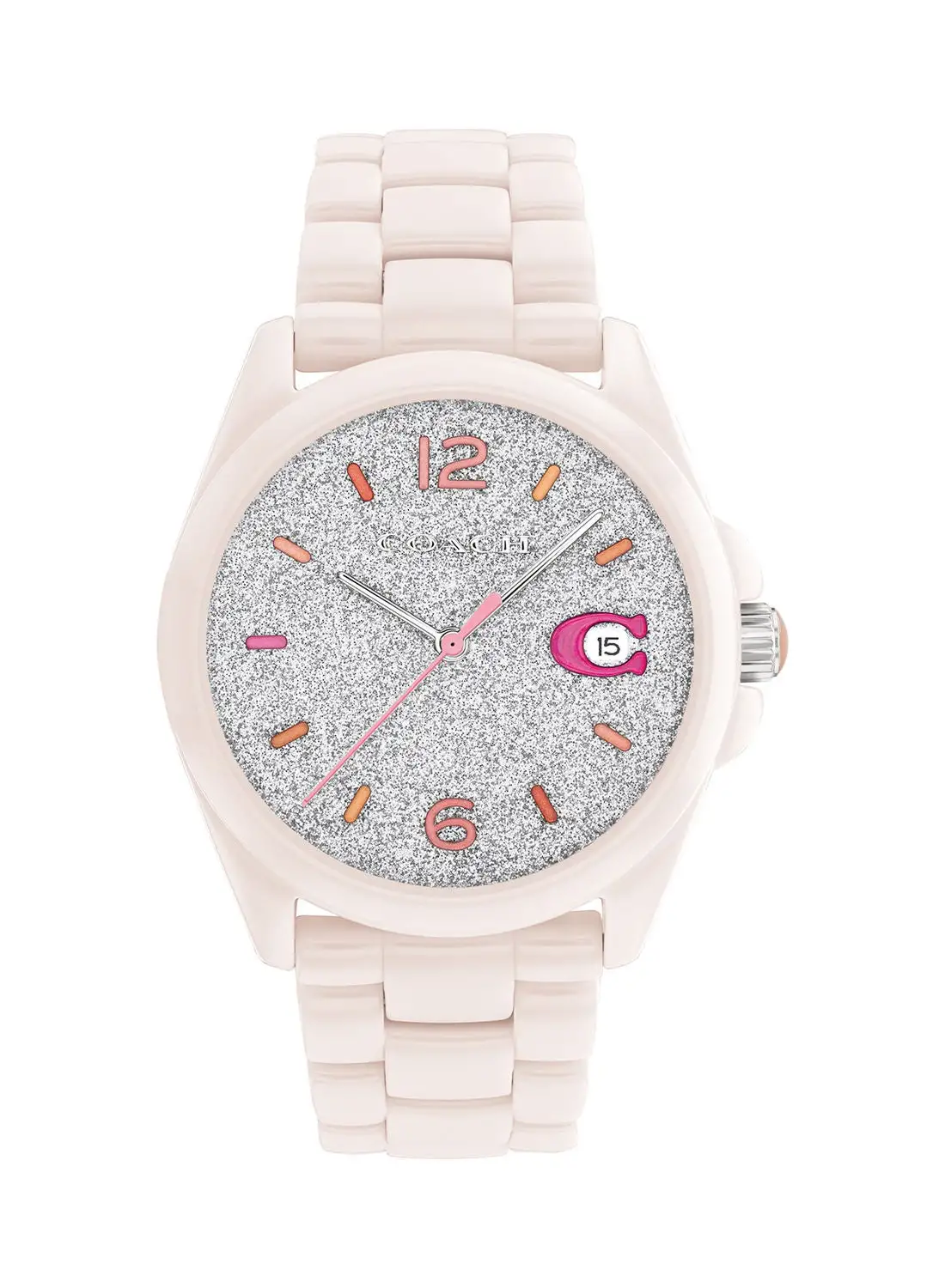 COACH Women's Greyson  Pink Dial Watch - 14503939