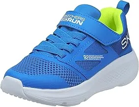 حذاء سكيتشرز GO Run Elevate [403982LBLLM] للأطفال باللون الأزرق/الليموني (us_Footwear_Size_System،