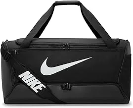 Nike NK BRSLA L DUFF - 9.5 (95L) Duffle Bag- BLACK/BLACK/(WHITE), One Size