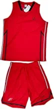 Peak F752071 Fiba Series Basketball Uniform for Men, X-Large, Red