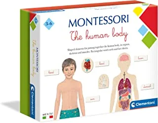 Clementoni Montessori - Human Body Eductional Set- For Age 3 Years+ Years Old