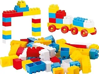 Dolu Colorful Toy Blocks 85 PCS - For Ages 1+ Years Old - Multicolored