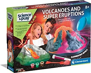 Clementoni Science & play -Volcanoes and Super Eruptions Lab- For Age 8+ Years Old
