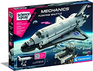 Clementoni Science & Play (Mechanics Lab)- Nasa Floting Shuttle Building Toy- For Age 8+ Years Old