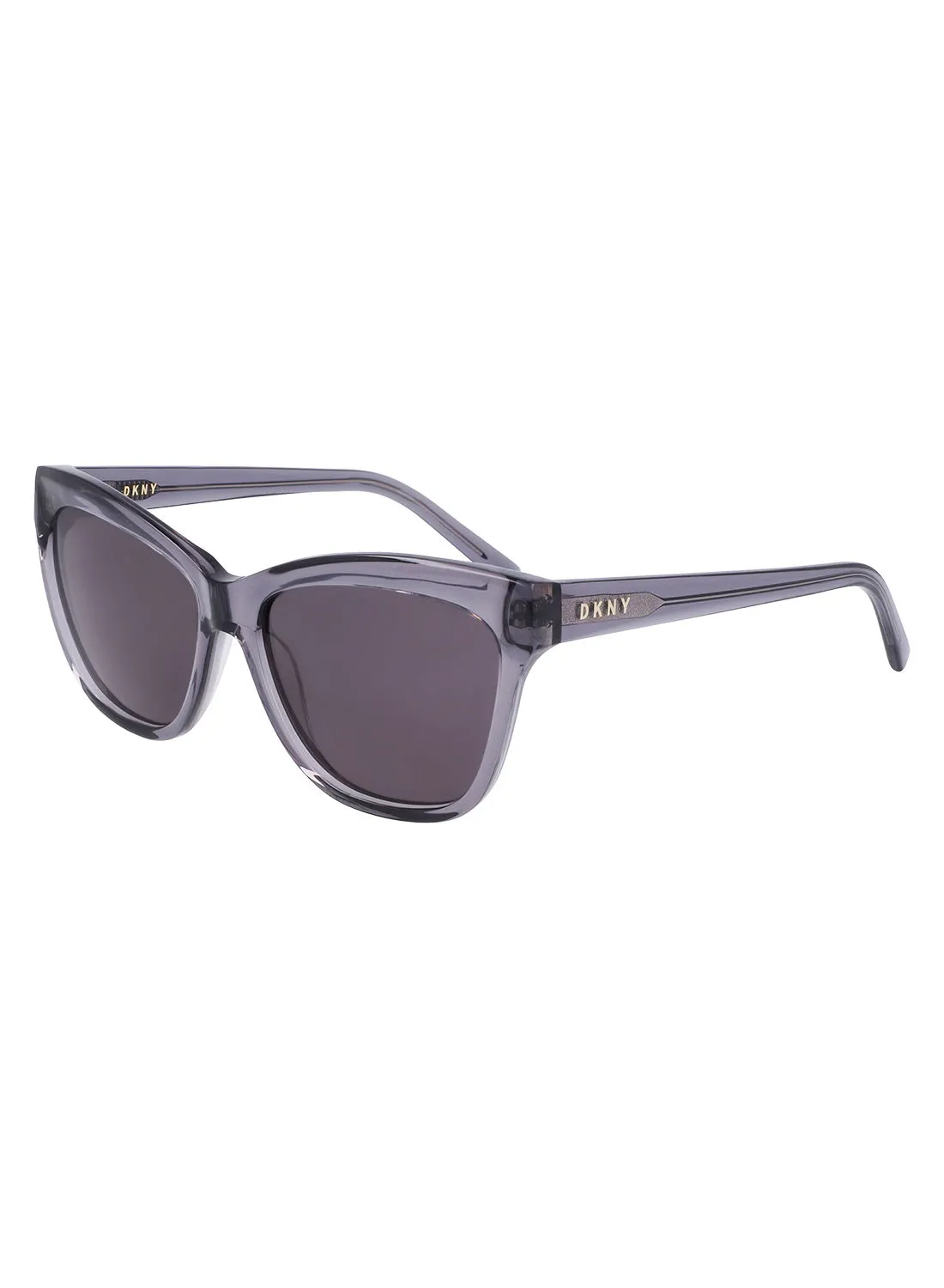 DKNY Full Rim Acetate Cat Eye Sunglasses Dk543S 5516 (014) Crystal