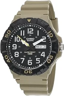 Casio Men's Military 3HD MRW-210H-5AVCF Quartz Watch, Tan, Sport